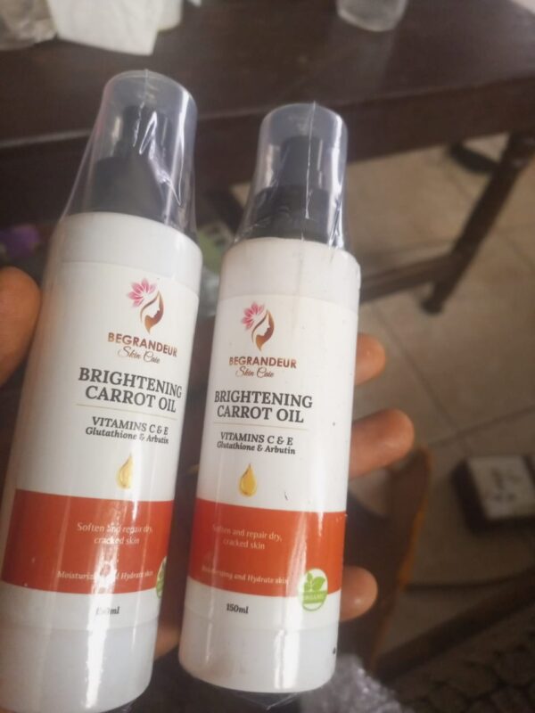 BEGRANDUEUR SKINCARE BRIGHTING CARROT OIL