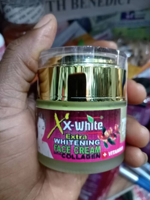 X WHITE EXTRA WHITENING FACE CREAM WITH COLLLAGEN