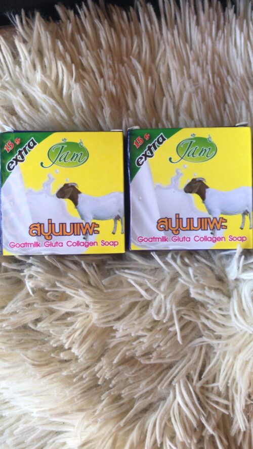 JAM GOATMILK  GLUTA COLLAGEN SOAP